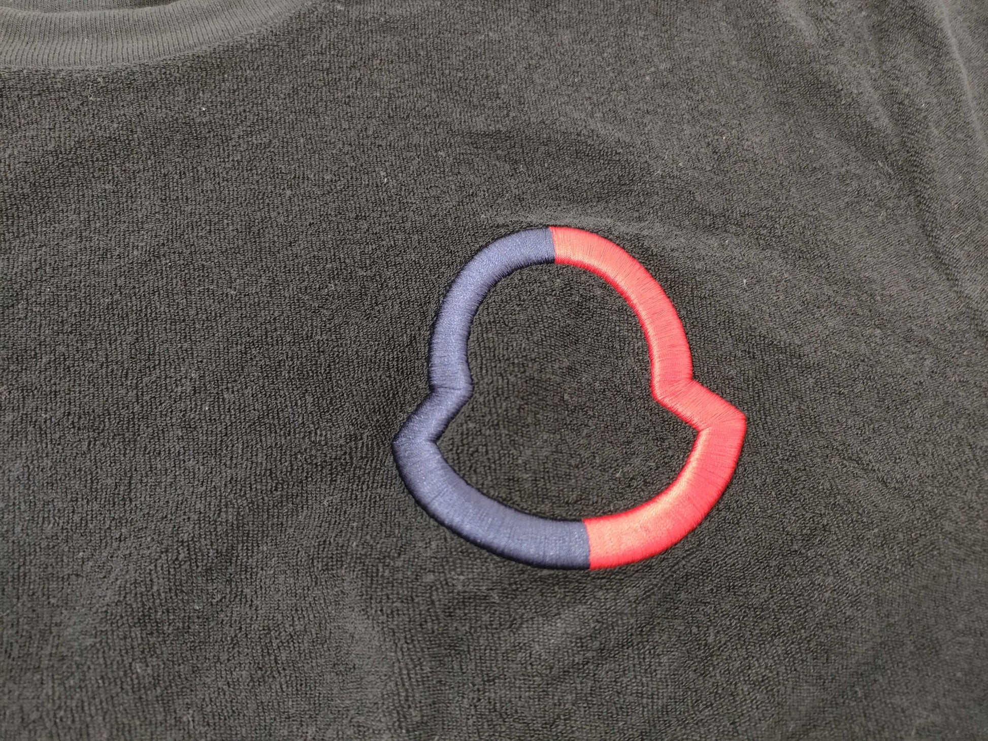 MONCLER terry fabric logo T-shirt