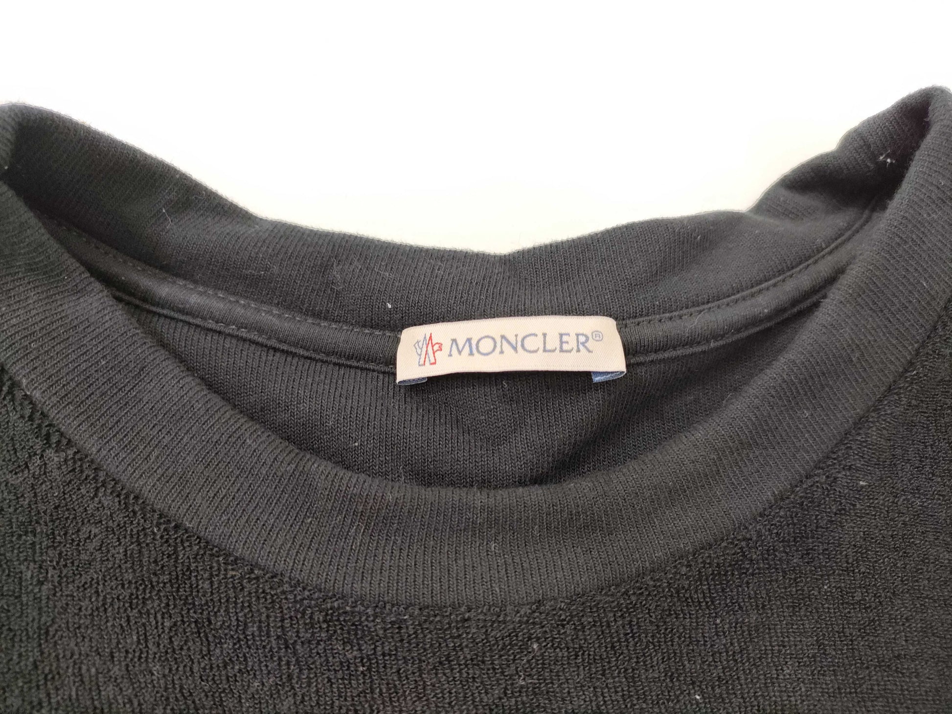 MONCLER terry fabric logo T-shirt