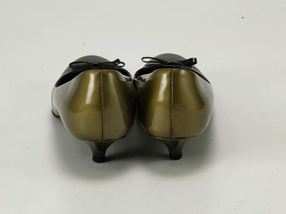 PRADA Enamel Ribbon Pumps