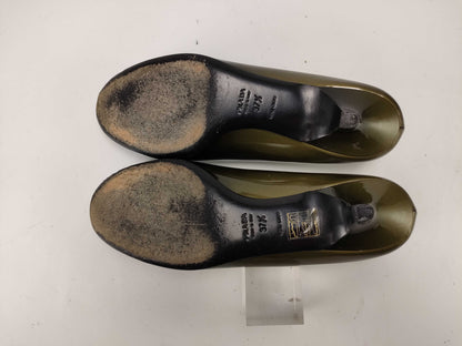 PRADA Enamel Ribbon Pumps
