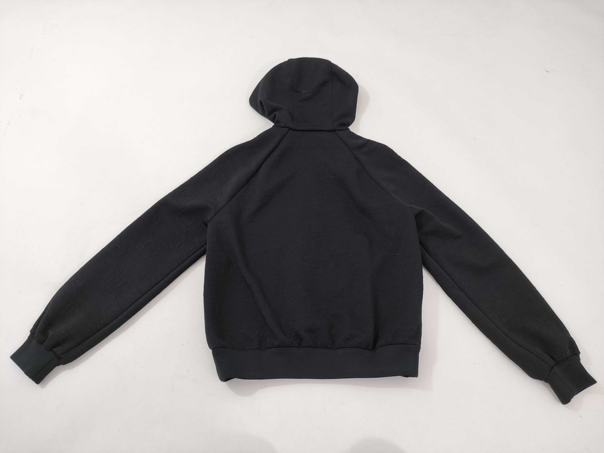 GUCCI Full Zip Hoodie Black XS Other Apparel