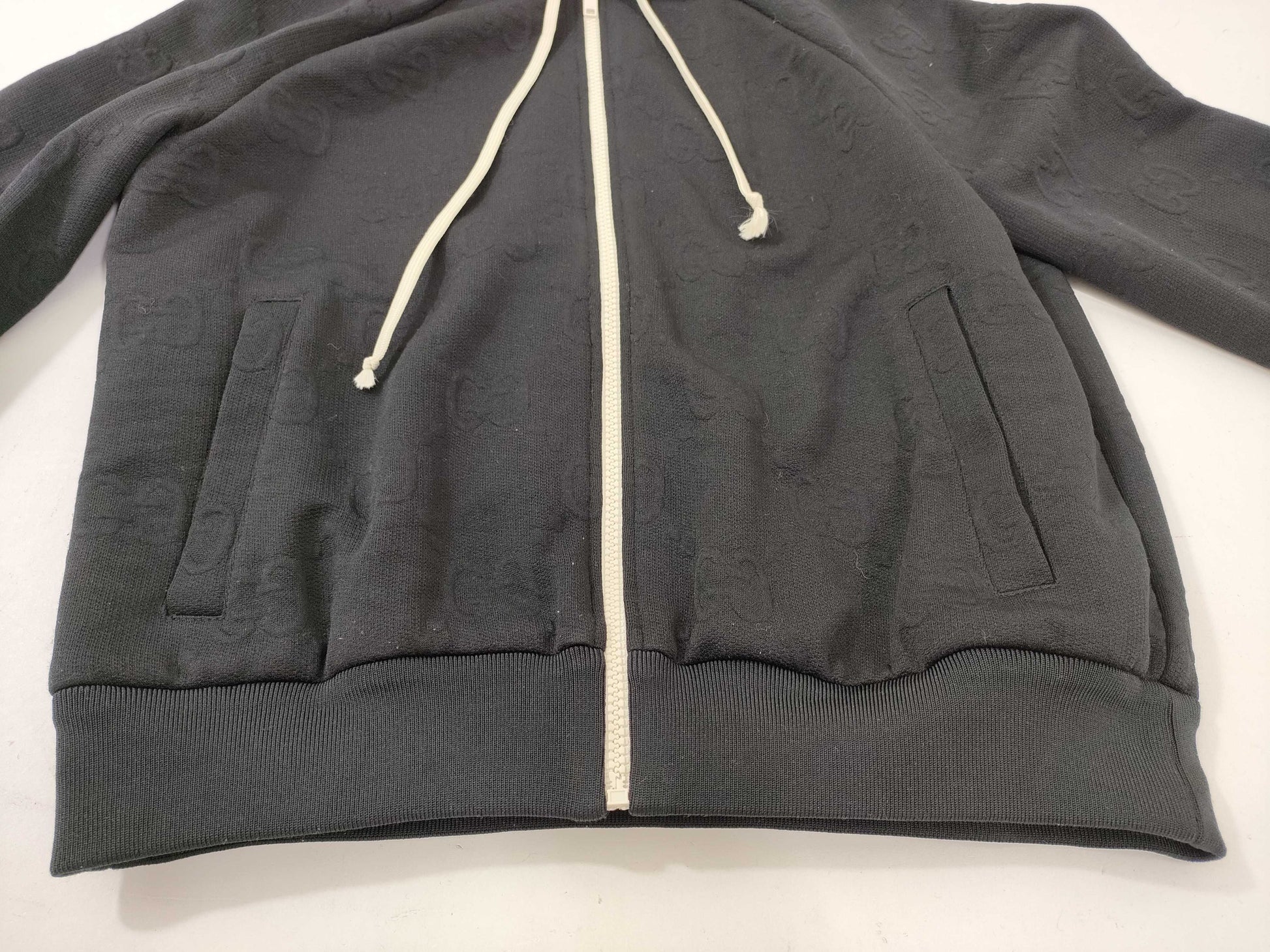 GUCCI Full Zip Hoodie Black XS Other Apparel