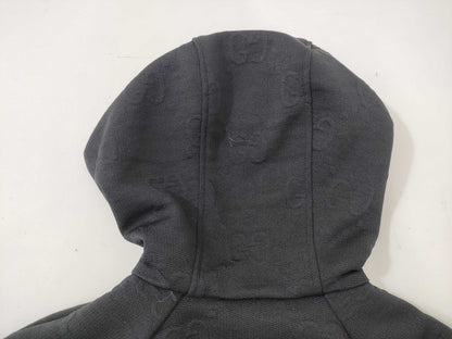 GUCCI Full Zip Hoodie Black XS Other Apparel