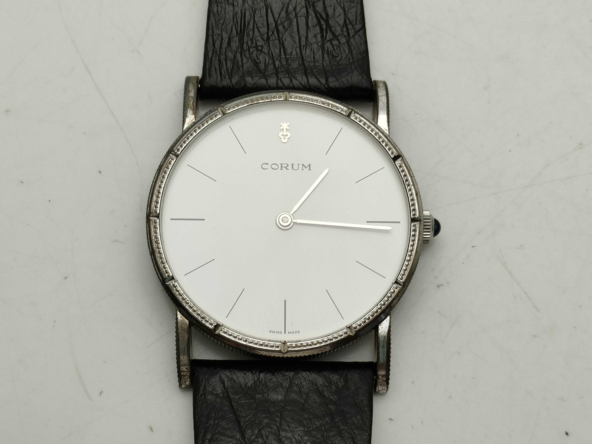 CORUM Solid Silver/57255-01/Hand-Wound/Discolored Boys' Watch