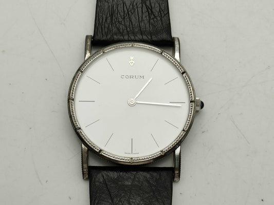 CORUM Solid Silver/57255-01/Hand-Wound/Discolored Boys' Watch