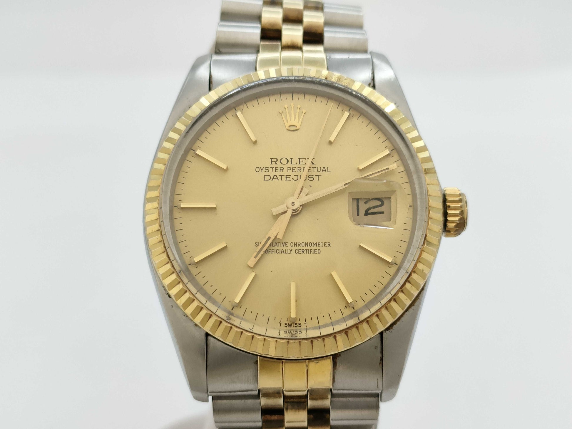 ROLEX 16013 7331224 Champagne Dial Men's Watch