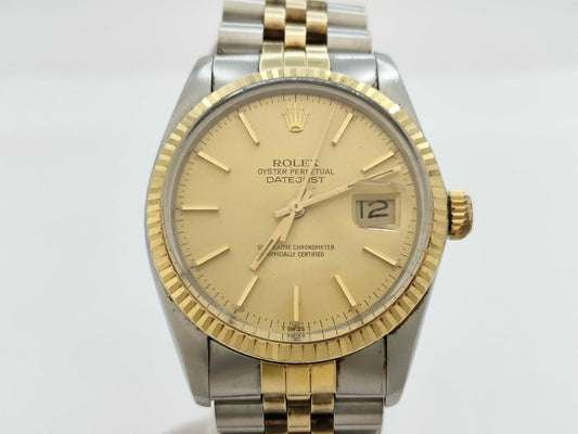 ROLEX 16013 7331224 Champagne Dial Men's Watch