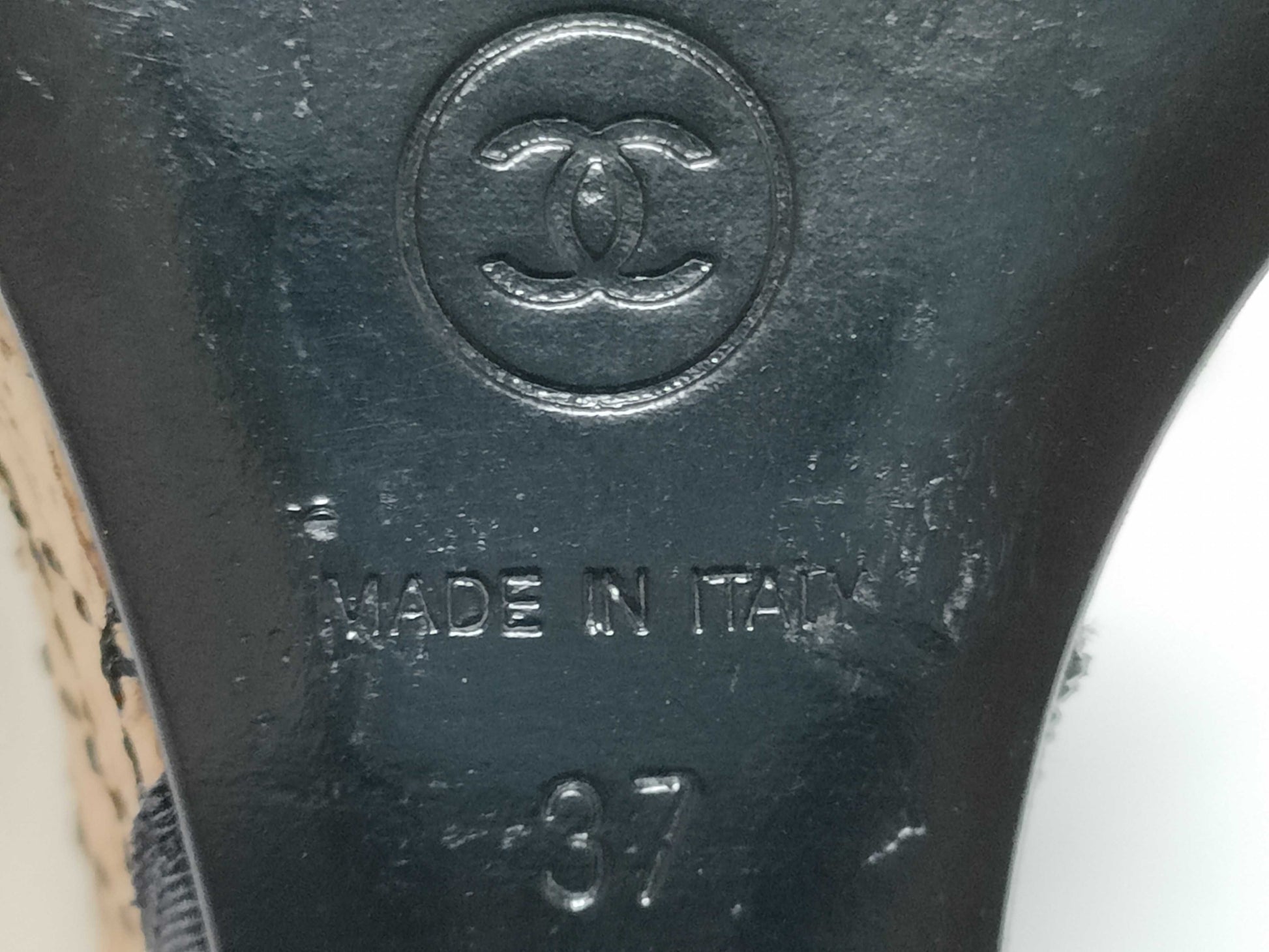 CHANEL Camellia Platform Sandals