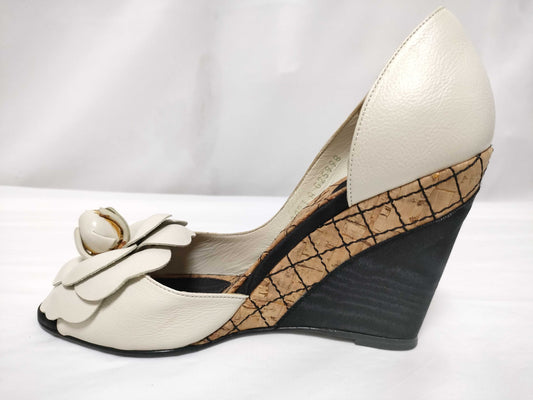 CHANEL Camellia Platform Sandals