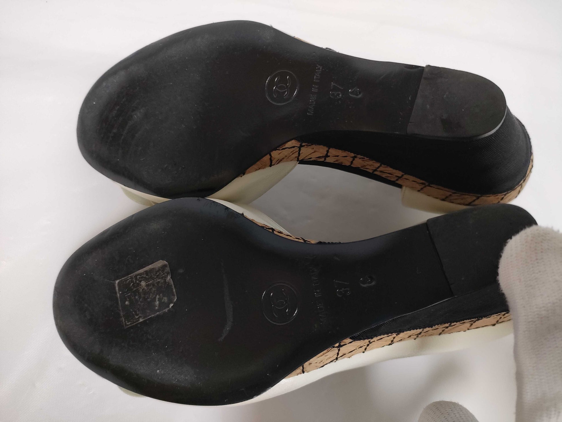 CHANEL Camellia Platform Sandals
