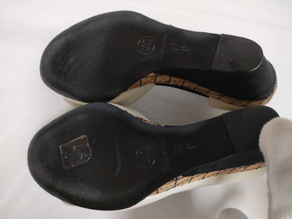 CHANEL Camellia Platform Sandals