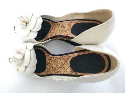 CHANEL Camellia Platform Sandals