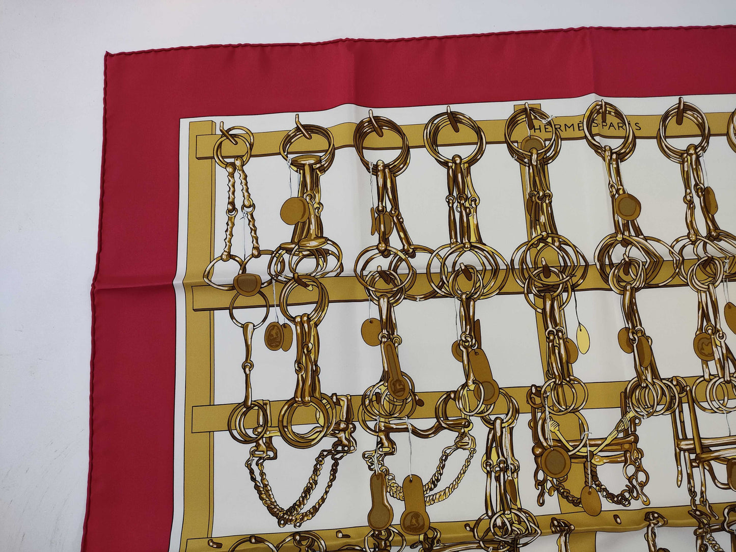 HERMES Carré Saddlery and Big Scarf