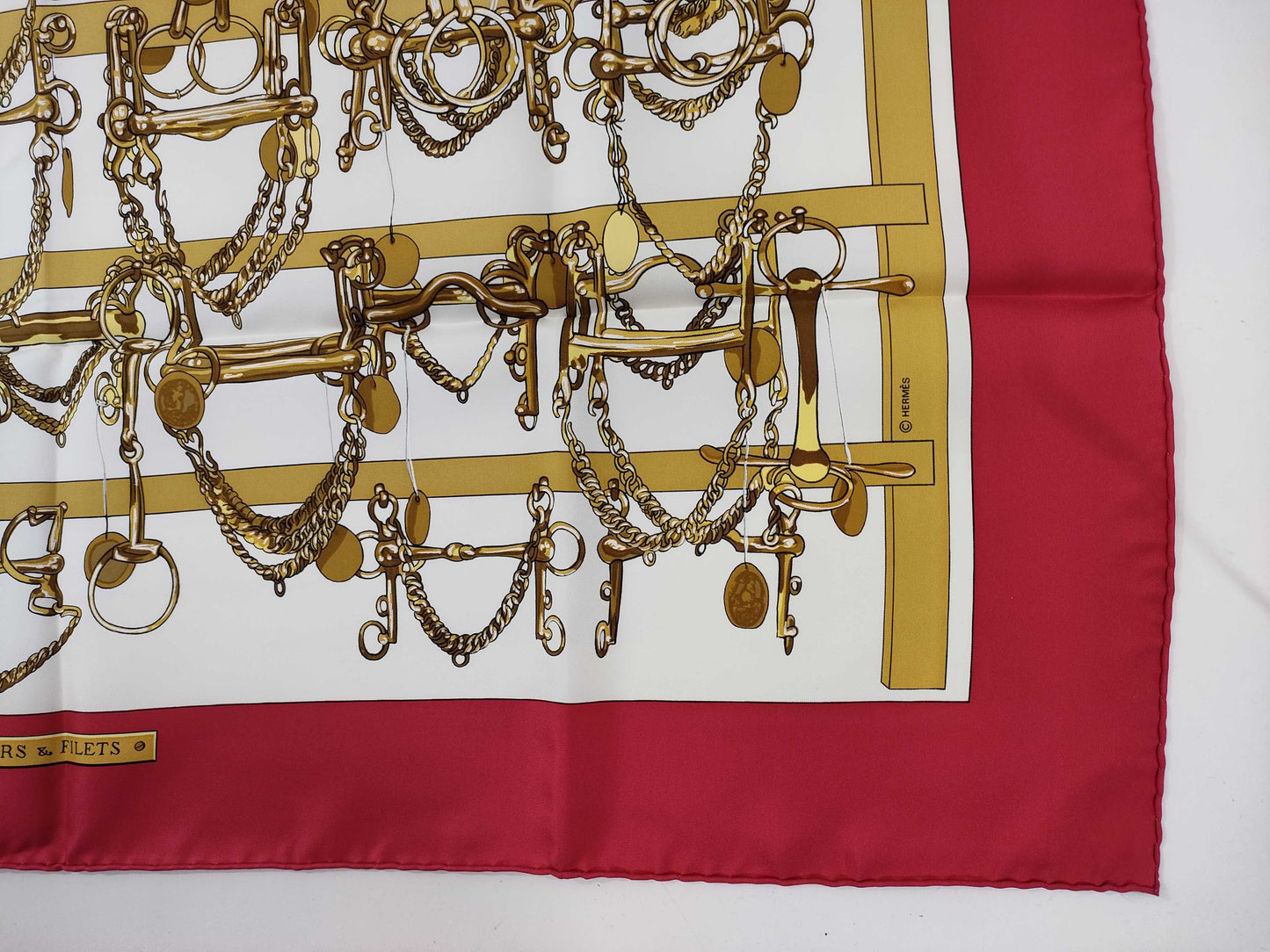 HERMES Carré Saddlery and Big Scarf