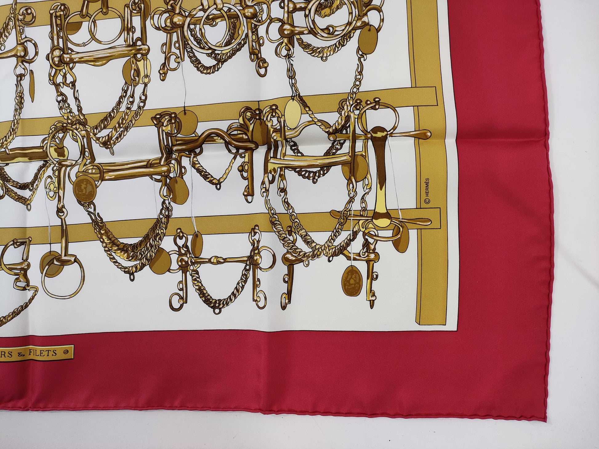 HERMES Carré Saddlery and Big Scarf