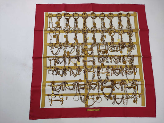 HERMES Carré Saddlery and Big Scarf