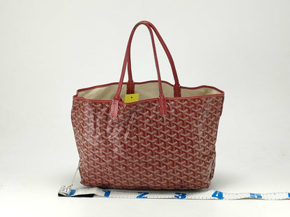 GOYARD PM Red Tote Bag with Pouch