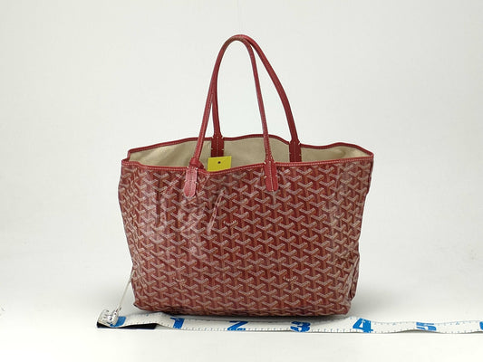 GOYARD PM Red Tote Bag with Pouch