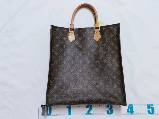LOUIS VUITTON M51140 Monogram Sac Plat Tote Bag