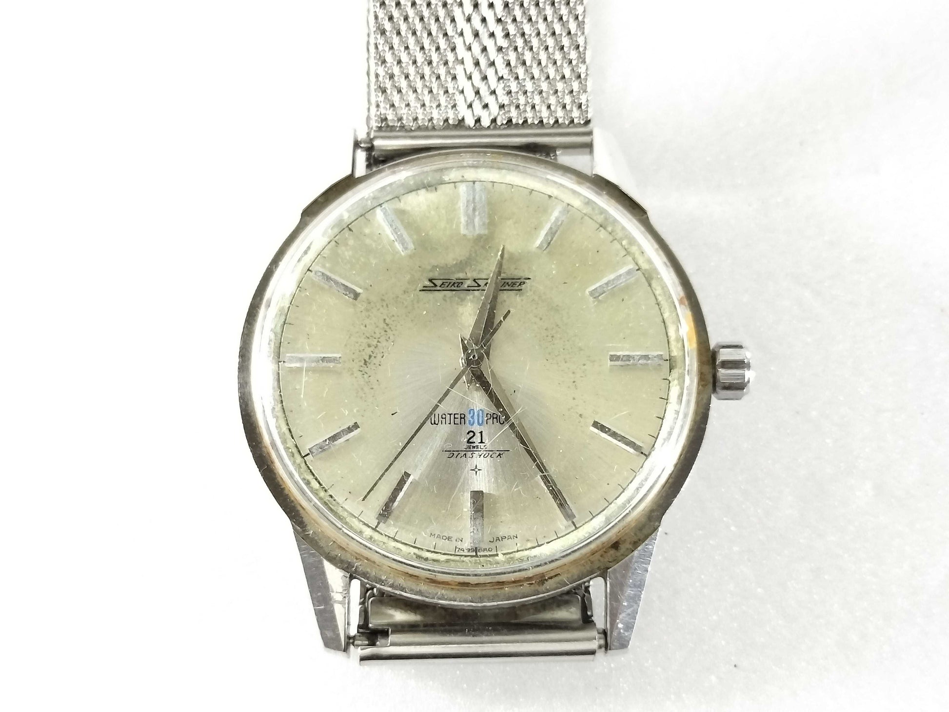 SEIKO 14092/White Dial Unoperated Men's Watch
