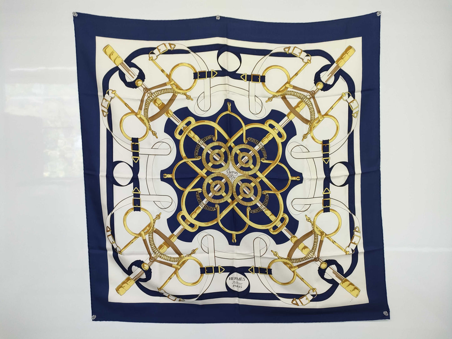 HERMES Carre Pellier Scarf 