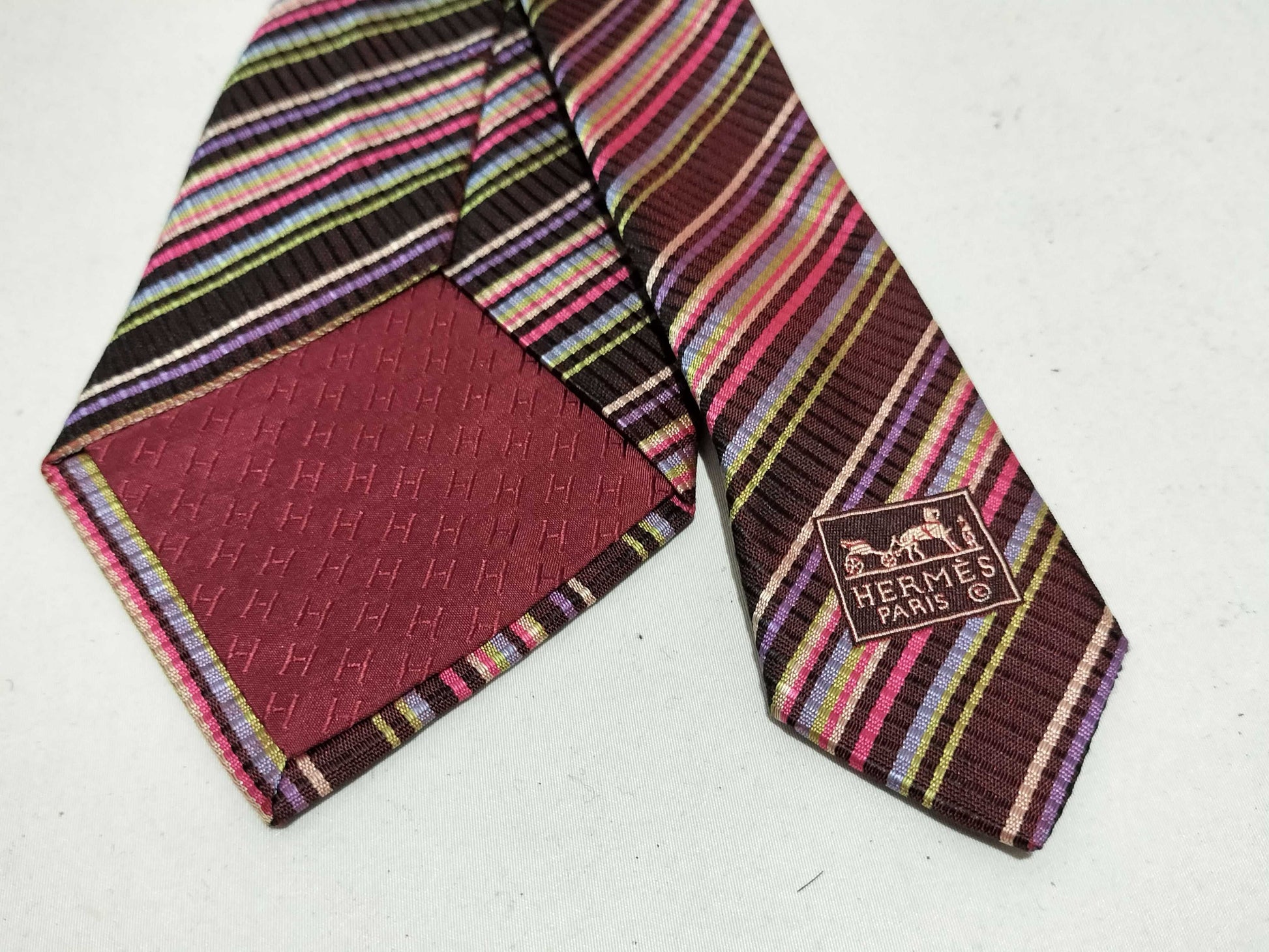 HERMES Silk Tie Tie
