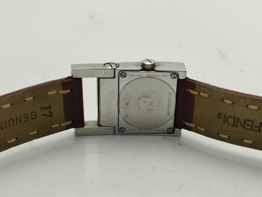 CELINE 007-5200L-058/Purple/Leather Women's Watch