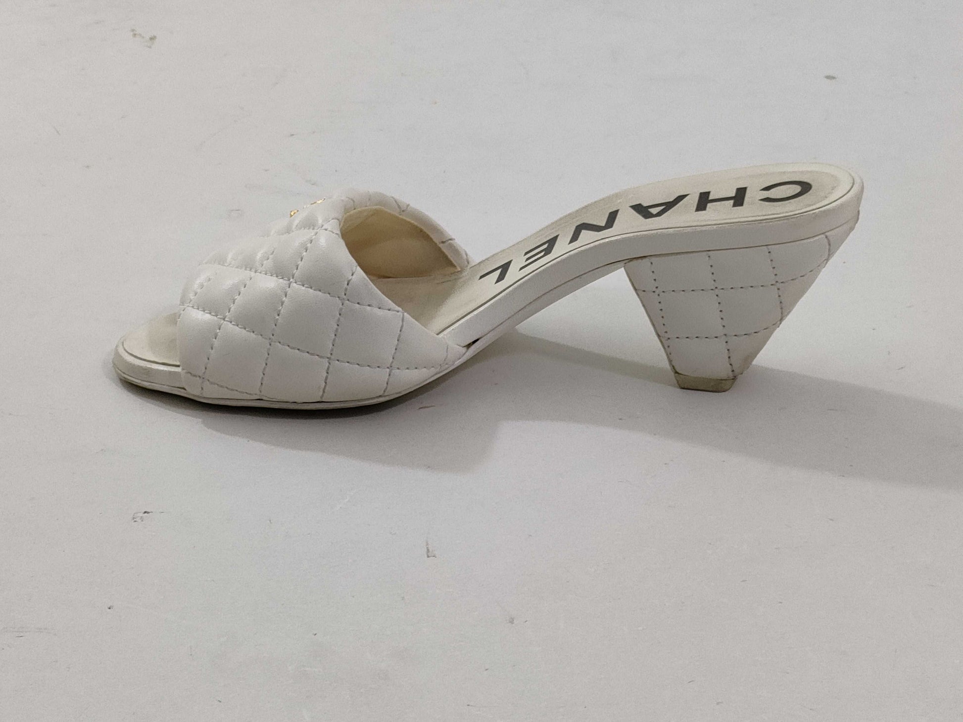 CHANEL Matelasse Coco Mules