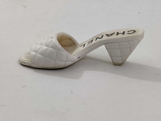 CHANEL Matelasse Coco Mules