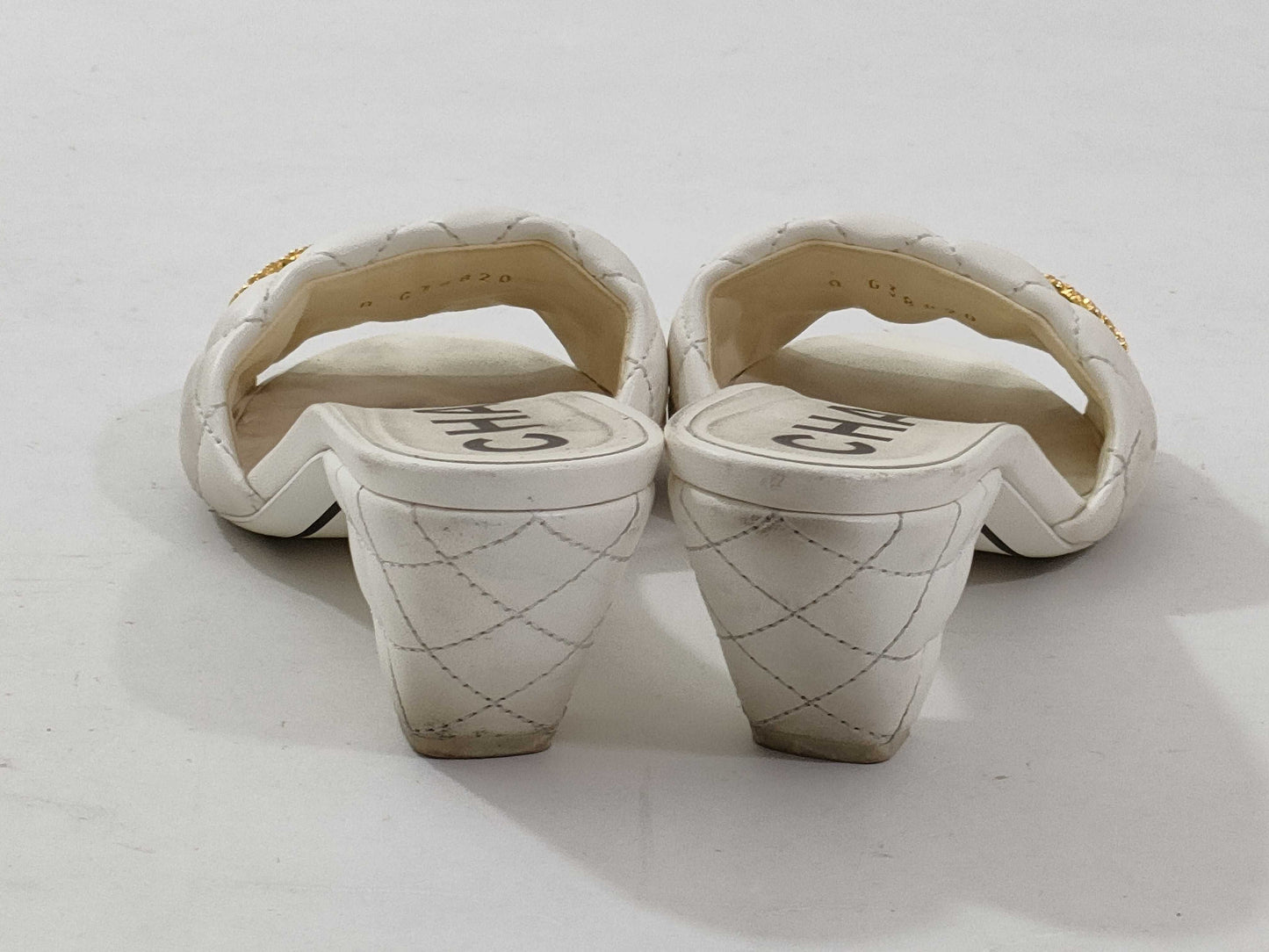 CHANEL Matelasse Coco Mules