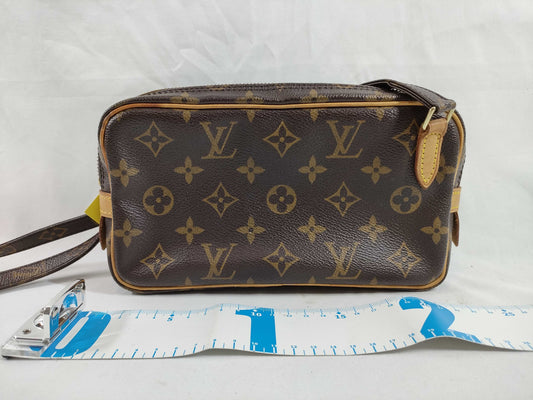 LOUIS VUITTON M51828 Monogram Pochette Marly Bandouliere Shoulder Bag