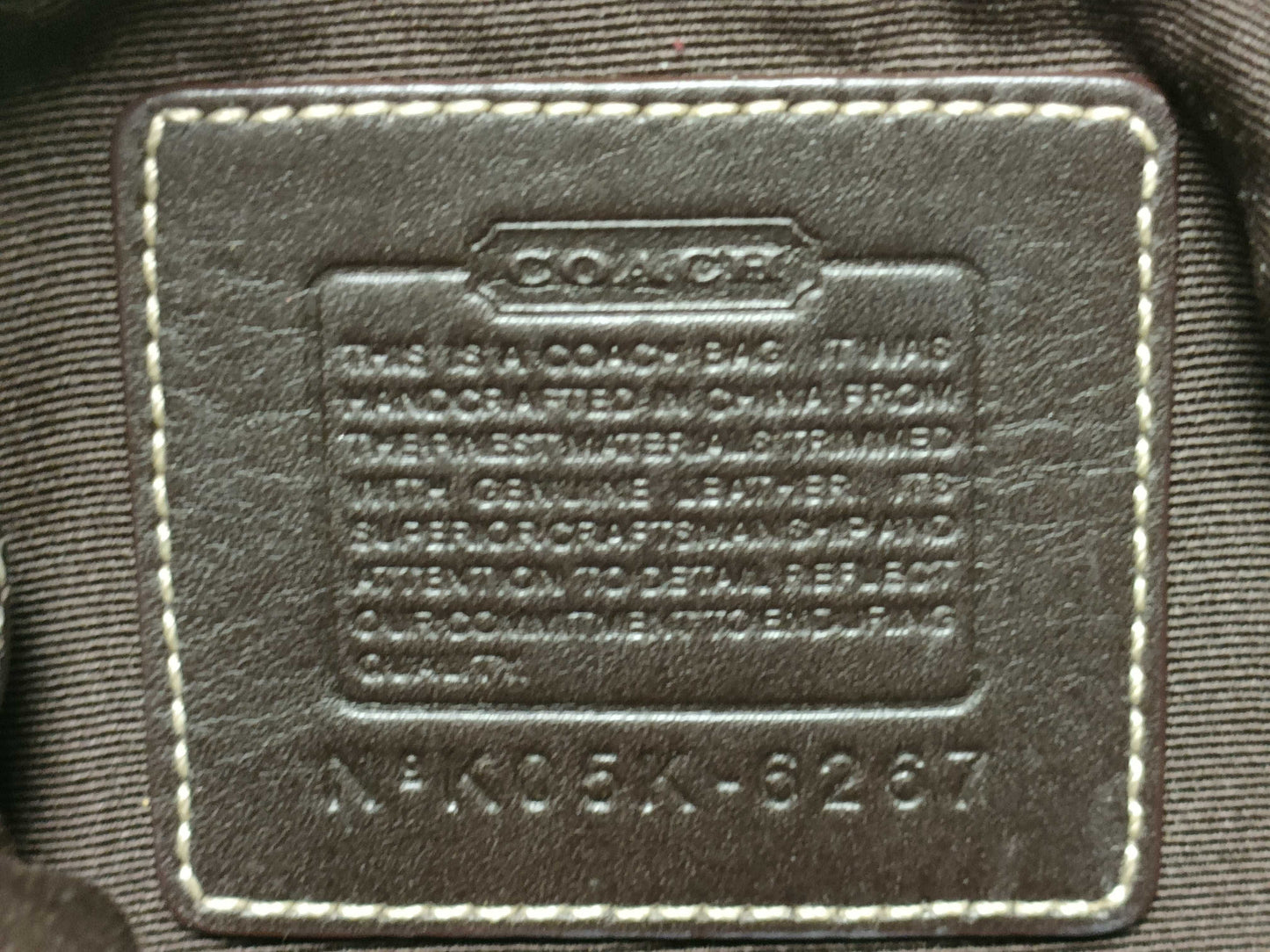 COACH Signature Shoulder Bag 