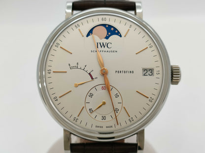 IWC Portofino Hand-Wound Moonface IW516401 5887888 Manual Winding Men's Watch