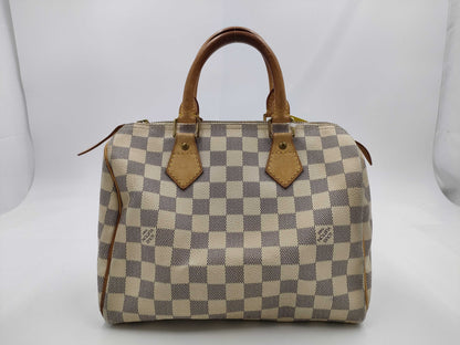 LOUIS VUITTON Damier Azur N41534 Speedy 25 Handbag