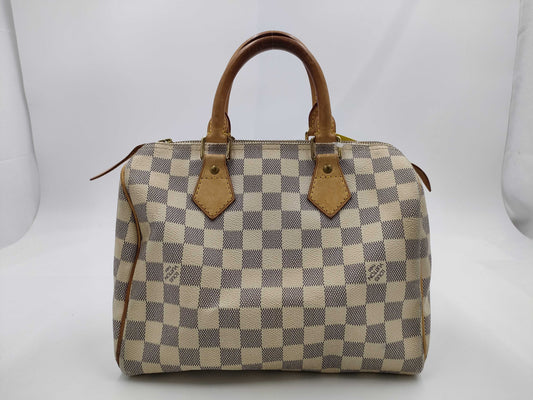 LOUIS VUITTON Damier Azur N41534 Speedy 25 Handbag