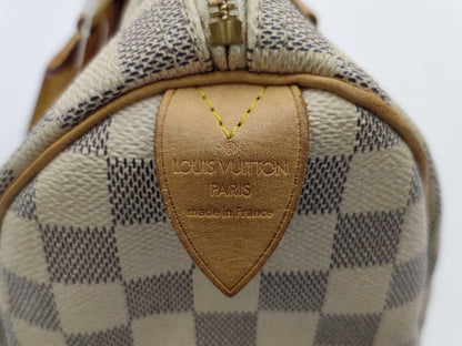 LOUIS VUITTON Damier Azur N41534 Speedy 25 Handbag
