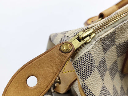 LOUIS VUITTON Damier Azur N41534 Speedy 25 Handbag