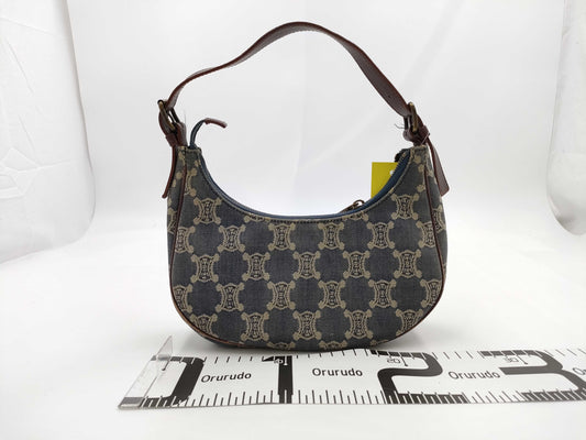 CELINE denim one-shoulder bag handbag
