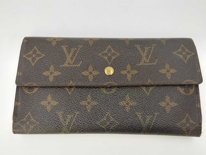 LOUIS VUITTON Monogram Portefeuille Sarah Wallet