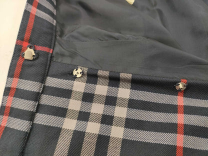 BURBERRY Check Skirt Navy Skirt