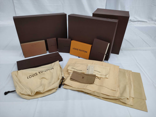 LOUIS VUITTON Empty Boxes/Dust Bags Bundle, Large, Brand Empty Box Bundle, Brand Empty Box Bundle 