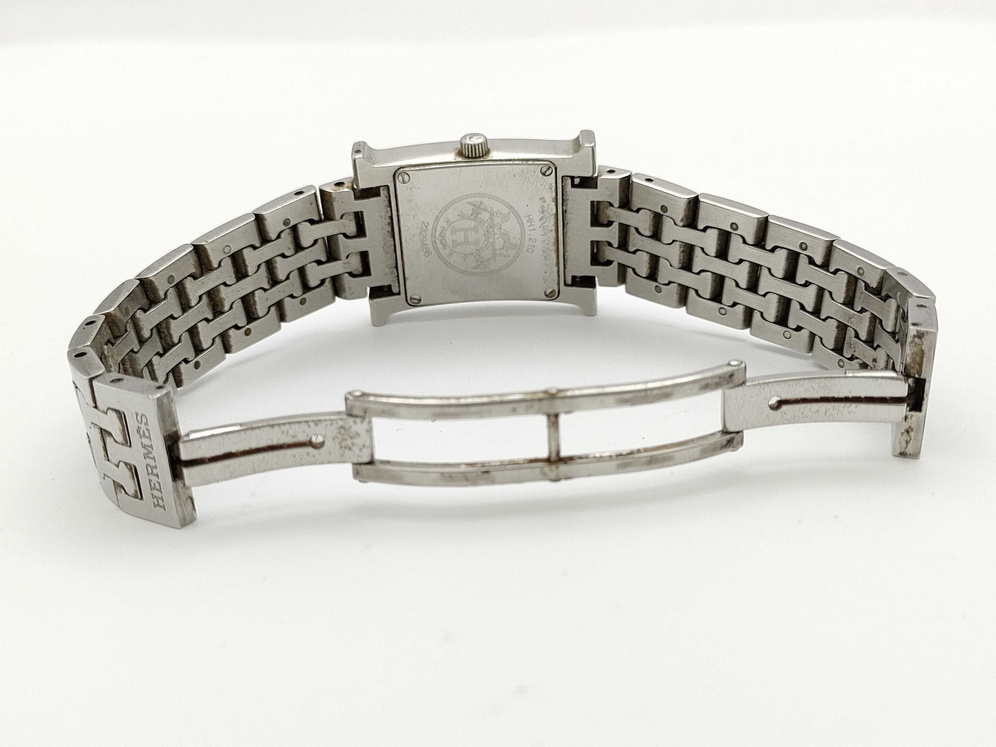 HERMES H Watch HH1.210 2328466 Shell Dial Quartz Women's Watch