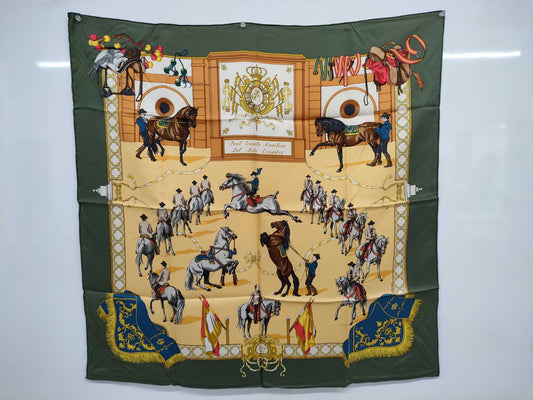 HERMES Royal Andalusian Equestrian Scarf