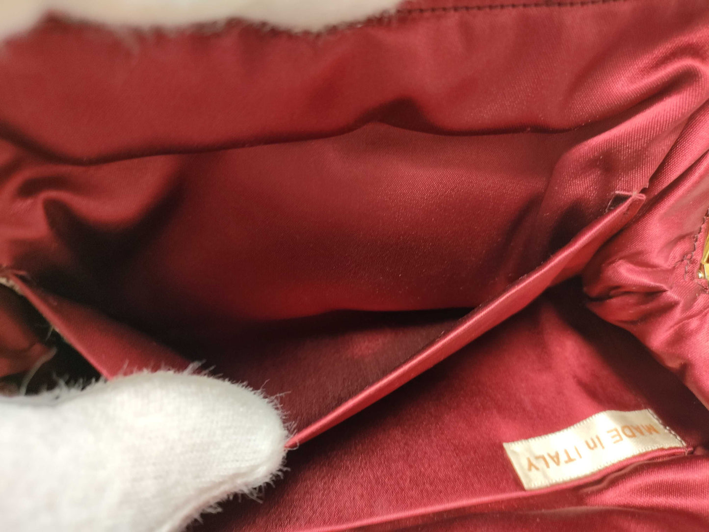GUCCI Old Gucci Beaded Bertie Bag Clutch Bag