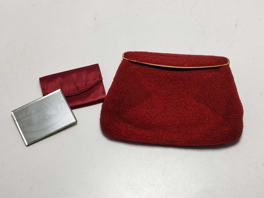 GUCCI Old Gucci Beaded Bertie Bag Clutch Bag