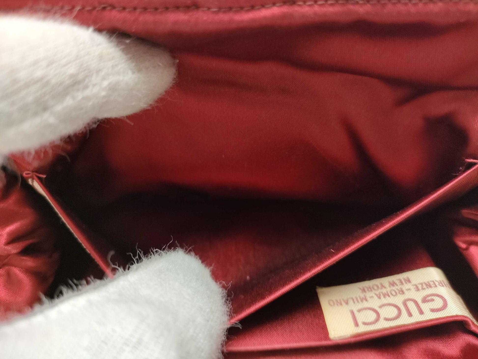 GUCCI Old Gucci Beaded Bertie Bag Clutch Bag