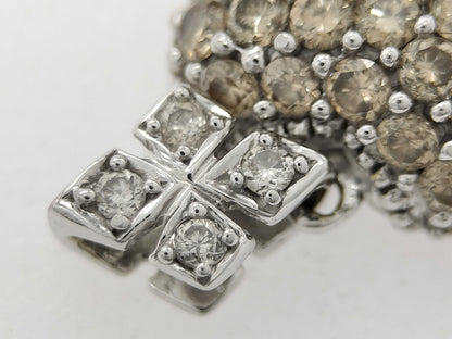 D 0.50ct/0.03ct K18WG 1.4g Pendant Top 
