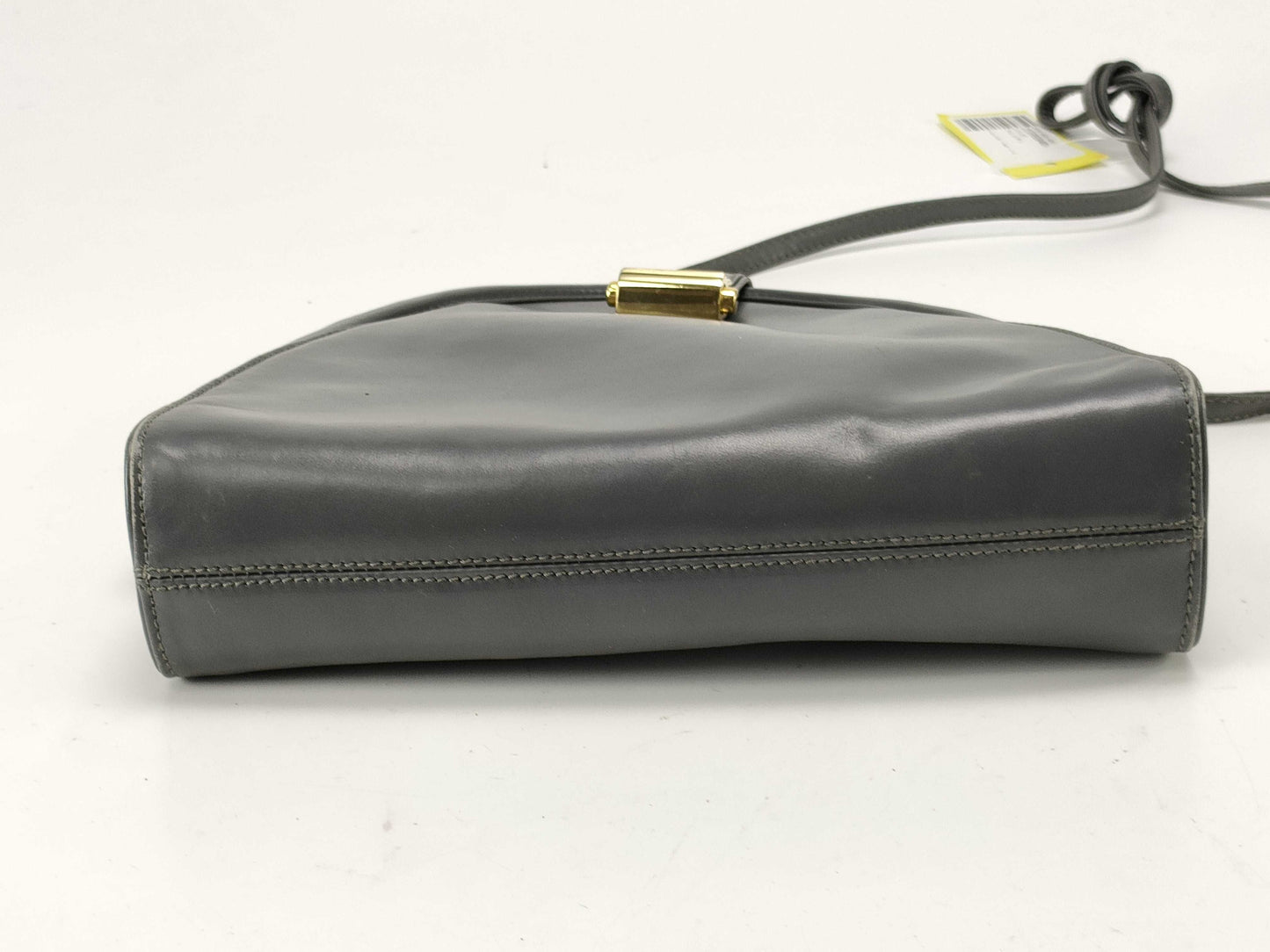 FENDI Half Moon/Leather/Shoulder Bag/Gray Shoulder Bag