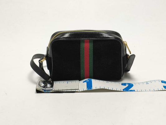 GUCCI Ophidia Suede Shoulder Bag Shoulder Bag