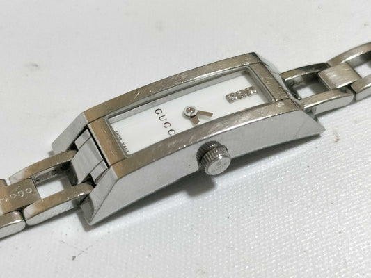 GUCCI 110 White Dial 3PD Women's Watch 